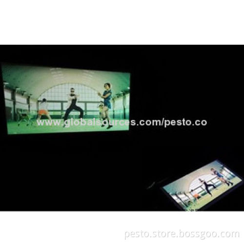 First Tablet PC with Built-in Projector, Can Project Video, Movie, Word, PDF and PPT Files Easily